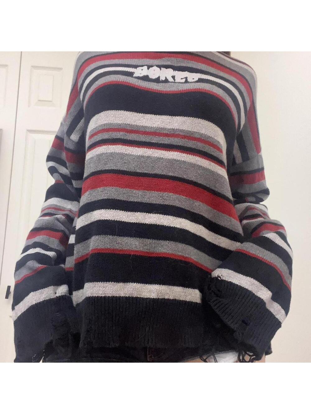 minga london striped sweater
